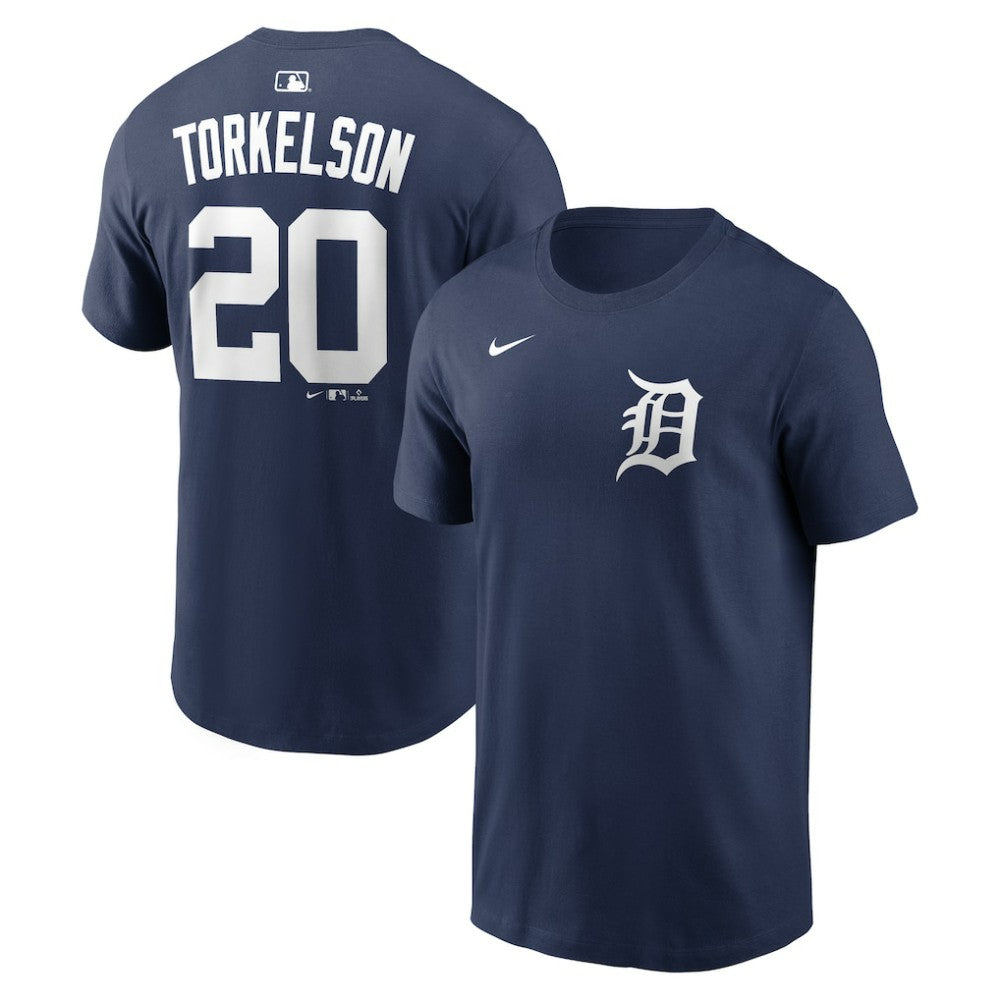 Spencer Torkelson Detroit Tigers Nike Home Name & Number T-Shirt - Navy T-shirts