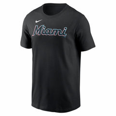 Sandy Alcantara Miami Marlins Nike Home Name & Number T-Shirt - Black T-shirts