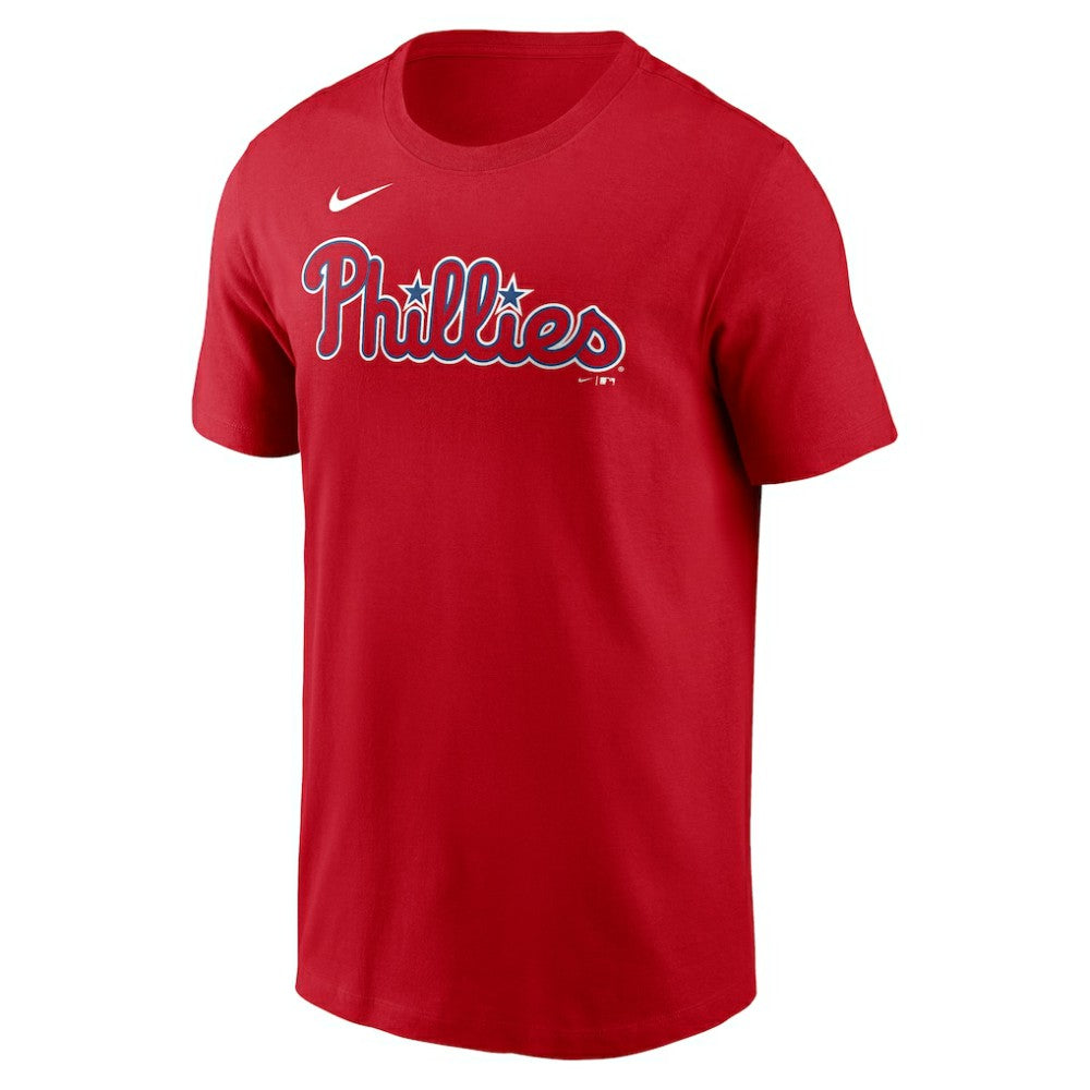 Bryce Harper Philadelphia Phillies Nike  Name & Number T-Shirt - Red T-shirts