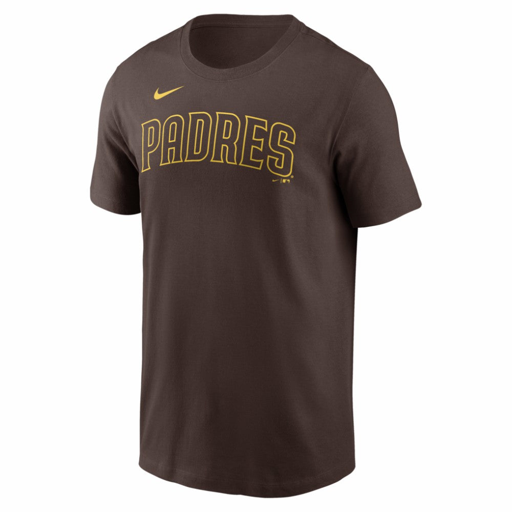 Manny Machado San Diego Padres Nike  Name & Number T-Shirt - Brown T-shirts