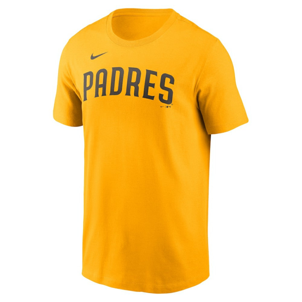 Fernando Tatis Jr. San Diego Padres Nike Name & Number T-Shirt - Gold T-shirts