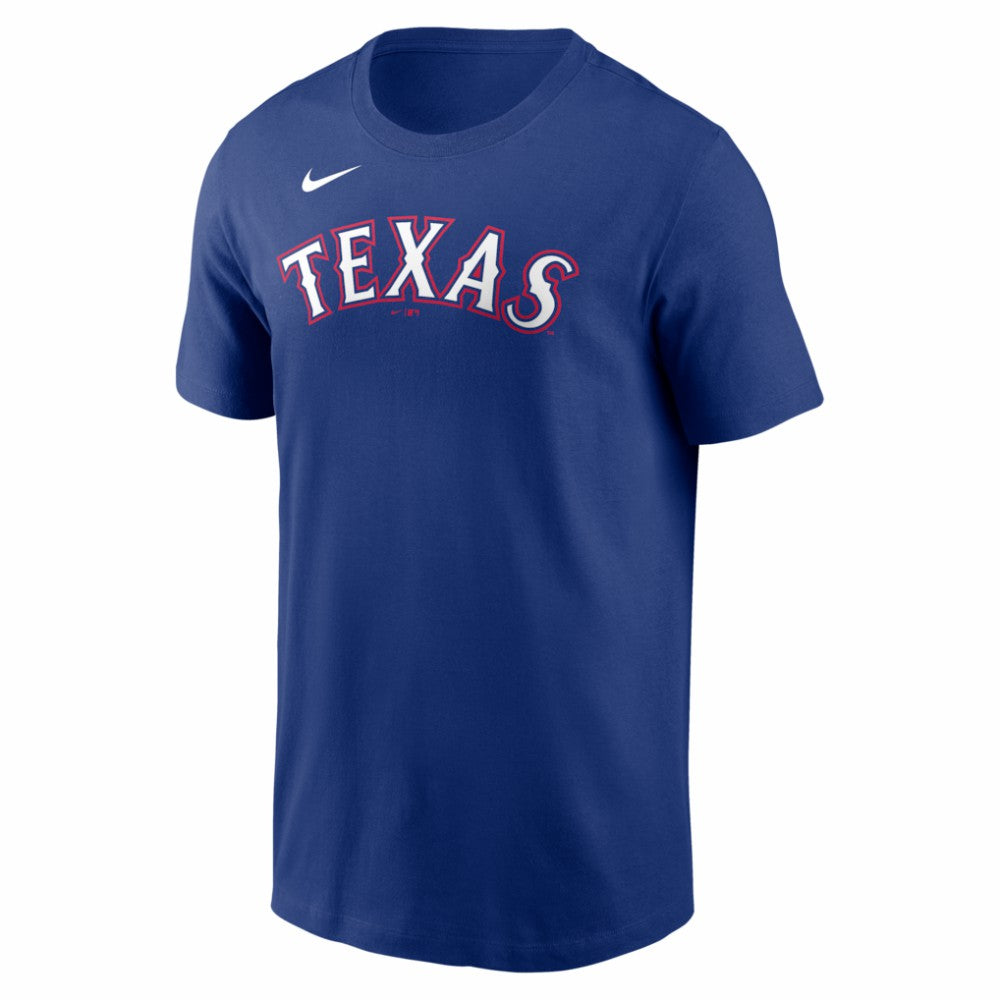 Adolis Garcia Texas Rangers Nike Name & Number T-Shirt - Royal T-shirts