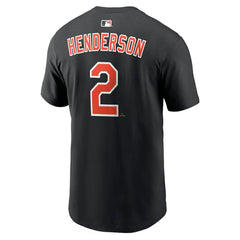 Gunnar Henderson Baltimore Orioles Nike Name & Number T-Shirt - Black T-shirts