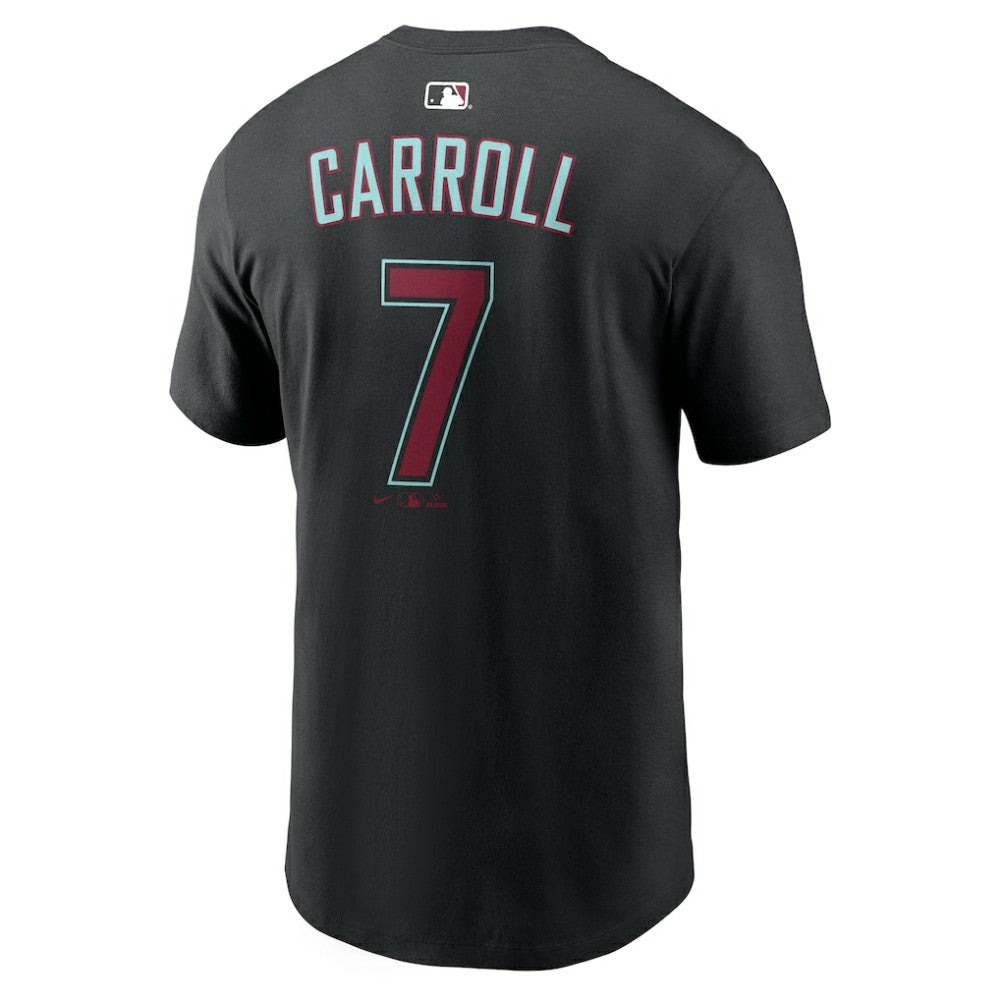 Corbin Carroll Arizona Diamondbacks Nike Name & Number T-Shirt - Black T-shirts