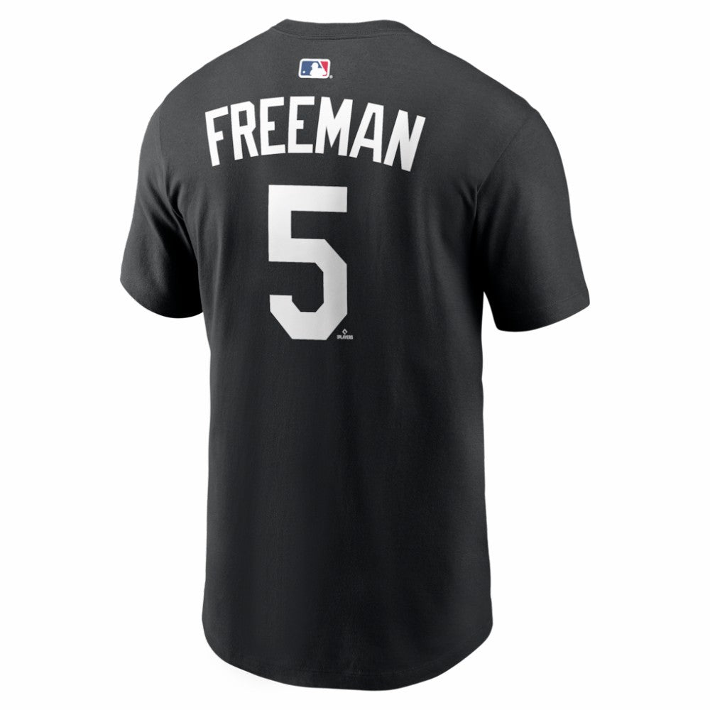 Freddie Freeman Los Angeles Dodgers Nike Name & Number T-Shirt - Black T-shirts