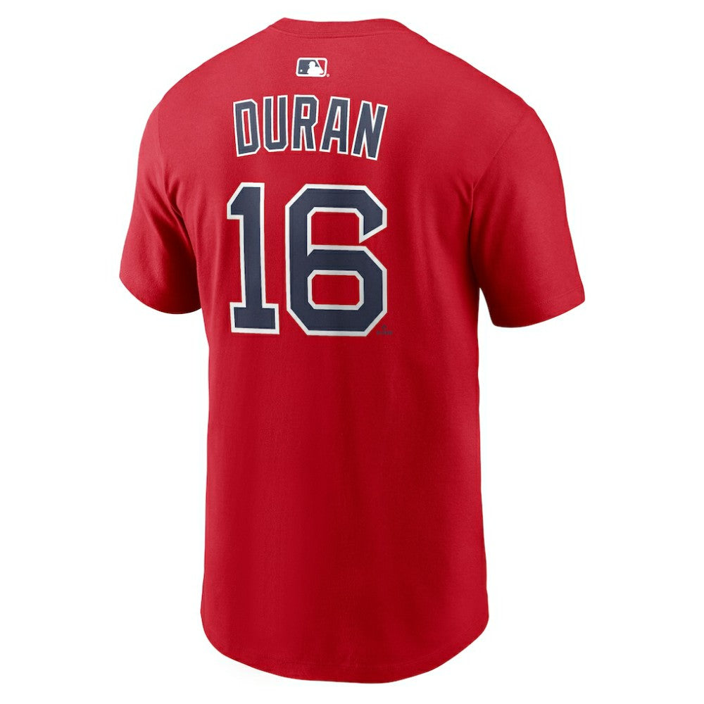 Jarren Duran Boston Red Sox Nike Name & Number T-Shirt - Red T-shirts