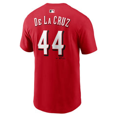 Elly De La Cruz Cincinnati Reds Nike Home Name & Number T-Shirt - Red T-shirts