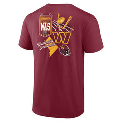 Washington Commanders Split Zone T-Shirt - Burgundy T-shirts