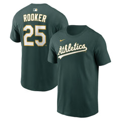 Brent Rooker Athletics Nike Home Name & Number T-Shirt - Green T-shirts