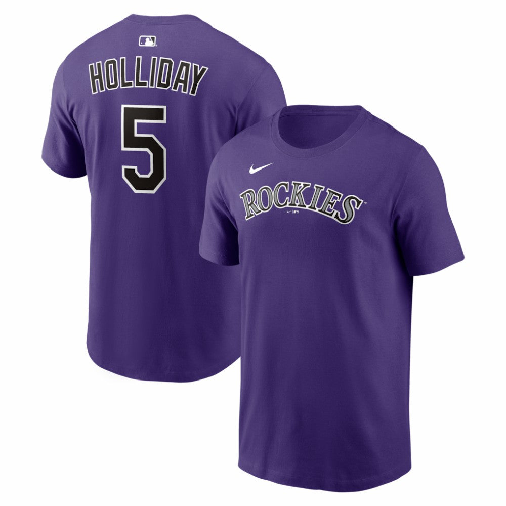 Matt Holliday Colorado Rockies Nike Cooperstown Collection Name & Number T-Shirt - Purple T-shirts