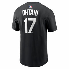 Shohei Ohtani Los Angeles Dodgers Nike Name & Number T-Shirt - Black T-shirts