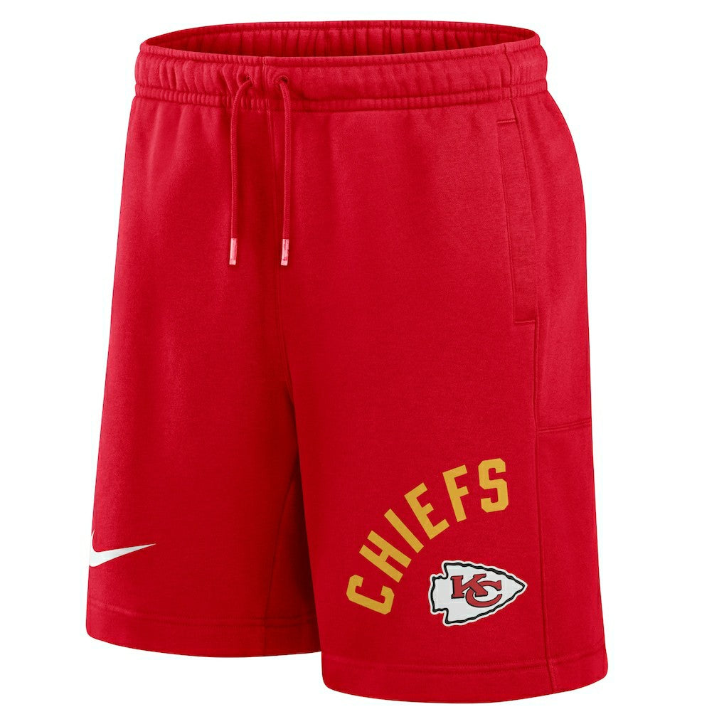 Kansas City Chiefs Arched Kicker Shorts - Red Shorts