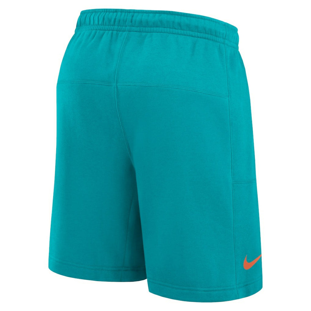 Miami Dolphins Arched Kicker Shorts - Aqua Shorts