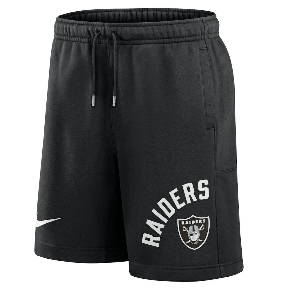 Las Vegas Raiders Arched Kicker Shorts - Black Shorts