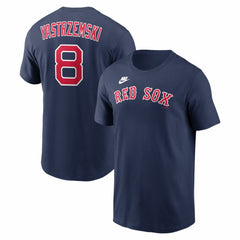 Carl Yastrzemski Boston Red Sox Nike Cooperstown Collection Name & Number T-Shirt - Navy T-shirts