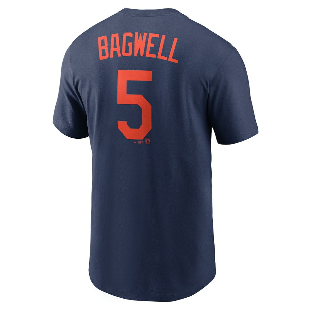 Jeff Bagwell Houston Astros Nike Cooperstown Collection Name & Number T-Shirt - Navy T-shirts