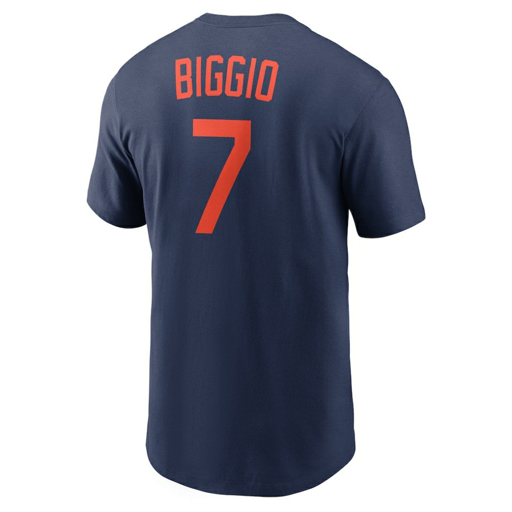 Craig Biggio Houston Astros Nike Cooperstown Collection Name & Number T-Shirt - Navy T-shirts