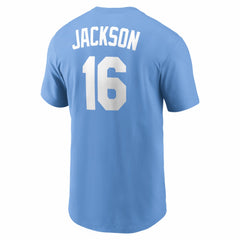 Bo Jackson Kansas City Royals Nike Cooperstown Collection Name & Number T-Shirt - Light Blue T-shirts