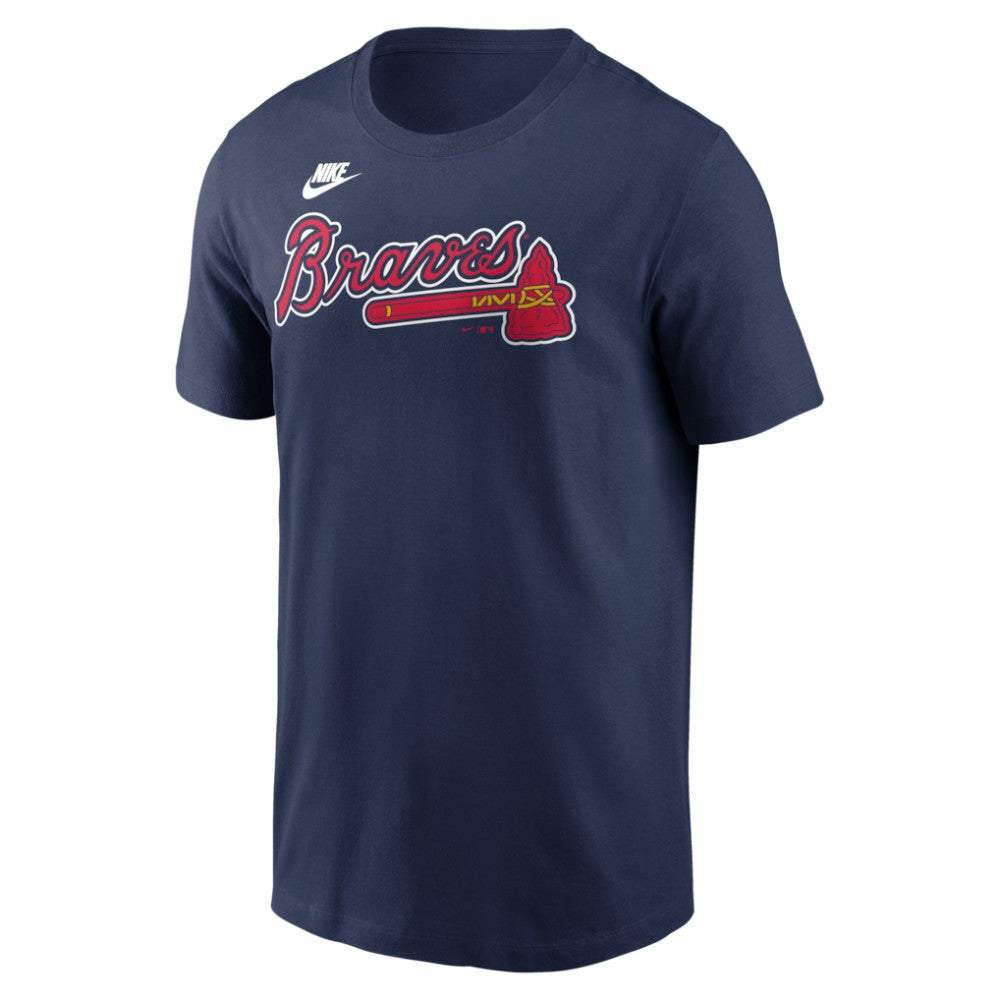 Chipper Jones Atlanta Braves Nike Cooperstown Collection Name & Number T-Shirt - Navy T-shirts