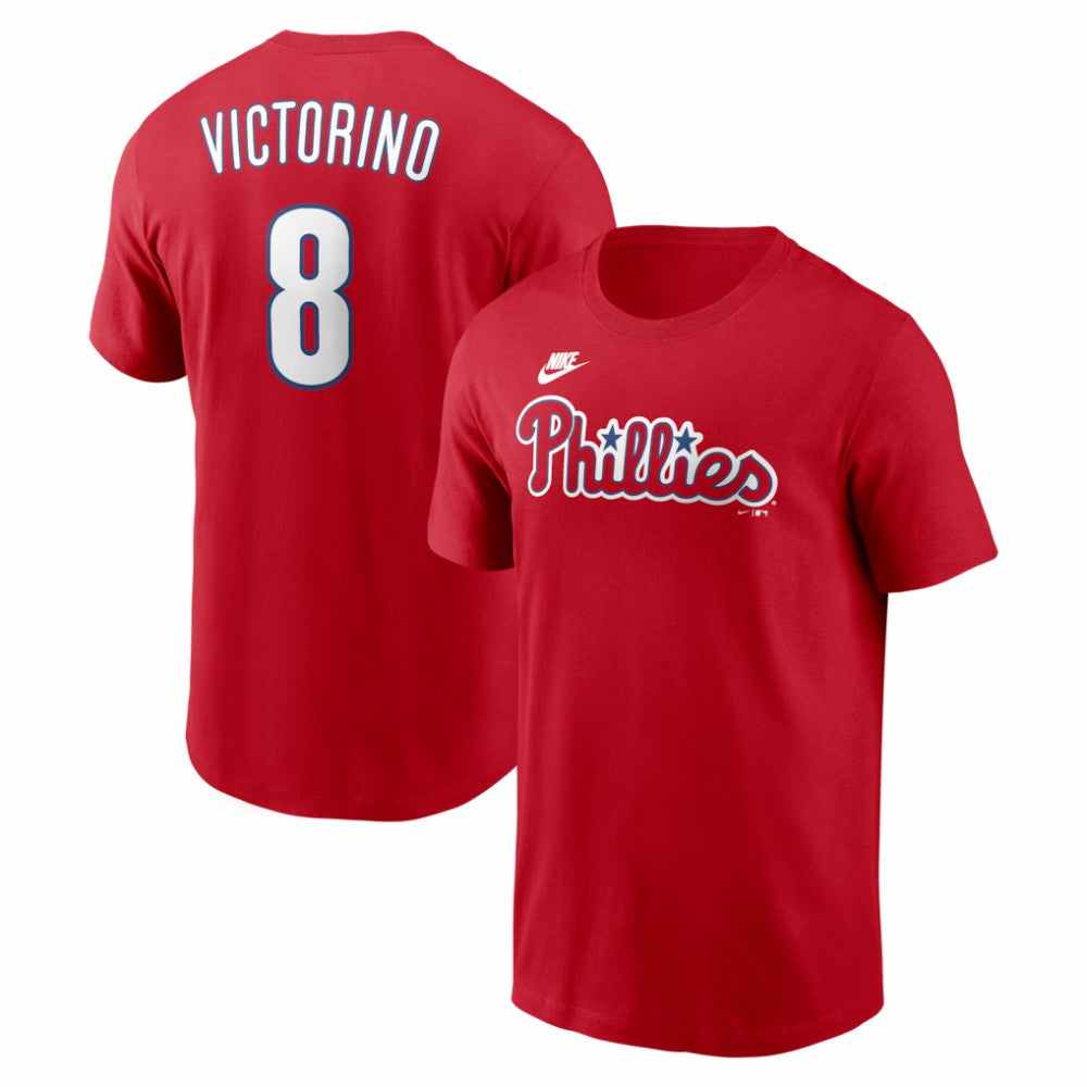 Shane Victorino Philadelphia Phillies Nike Cooperstown Collection Name & Number T-Shirt - Red T-shirts