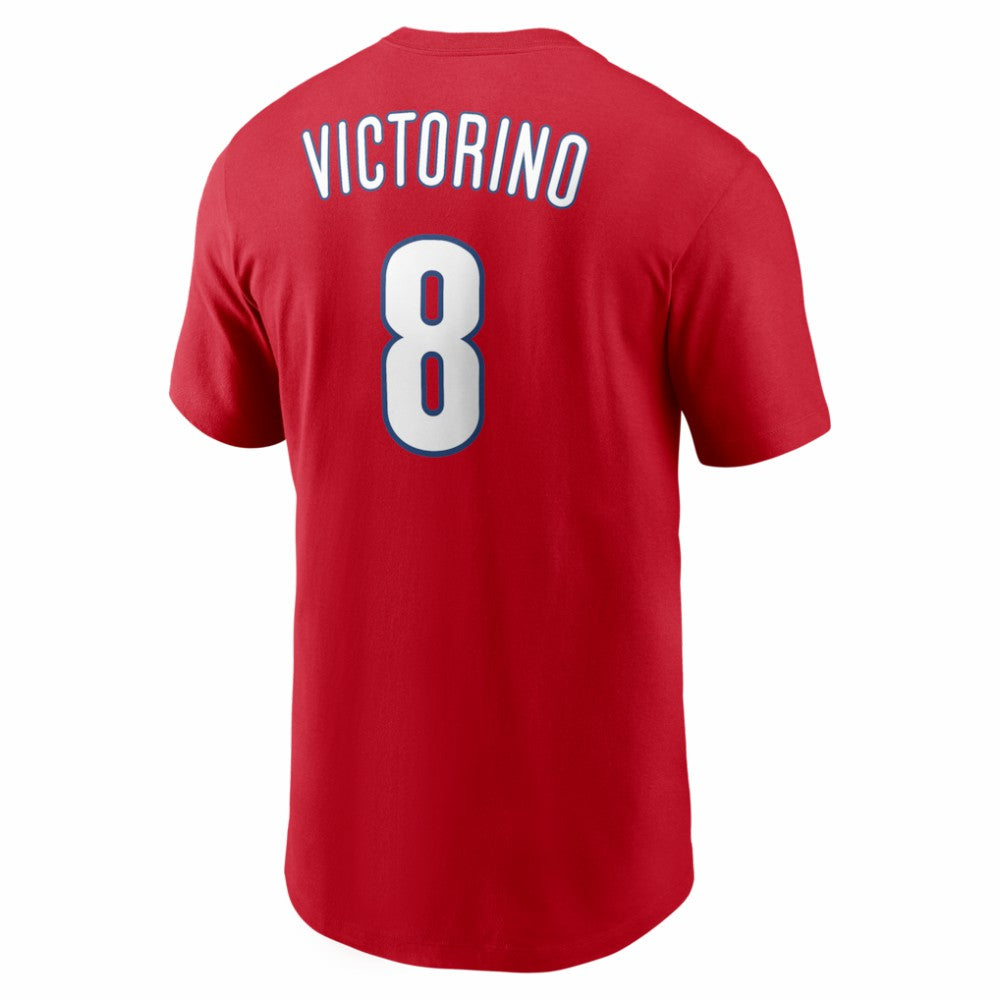 Shane Victorino Philadelphia Phillies Nike Cooperstown Collection Name & Number T-Shirt - Red T-shirts