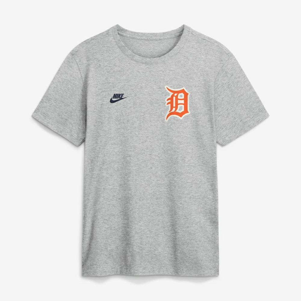 Detroit Tigers Nike Cooperstown 2-Hit T-Shirt - Heather Gray T-shirts