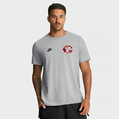 Cincinnati Reds Nike Cooperstown 2-Hit T-Shirt - Heather Gray T-shirts
