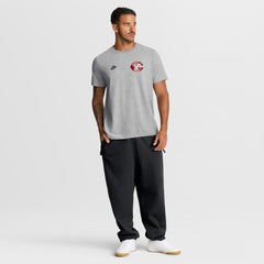 Cincinnati Reds Nike Cooperstown 2-Hit T-Shirt - Heather Gray T-shirts