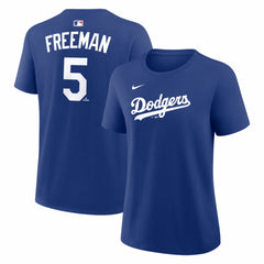Freddie Freeman Los Angeles Dodgers Nike Women's Name & Number T-Shirt - Royal T-shirts