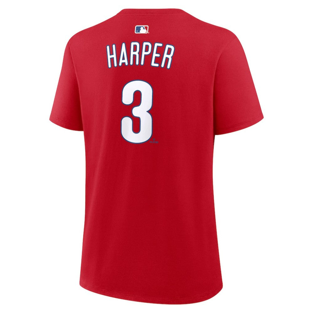 Bryce Harper Philadelphia Phillies Nike Women's Name & Number T-Shirt - Red T-shirts