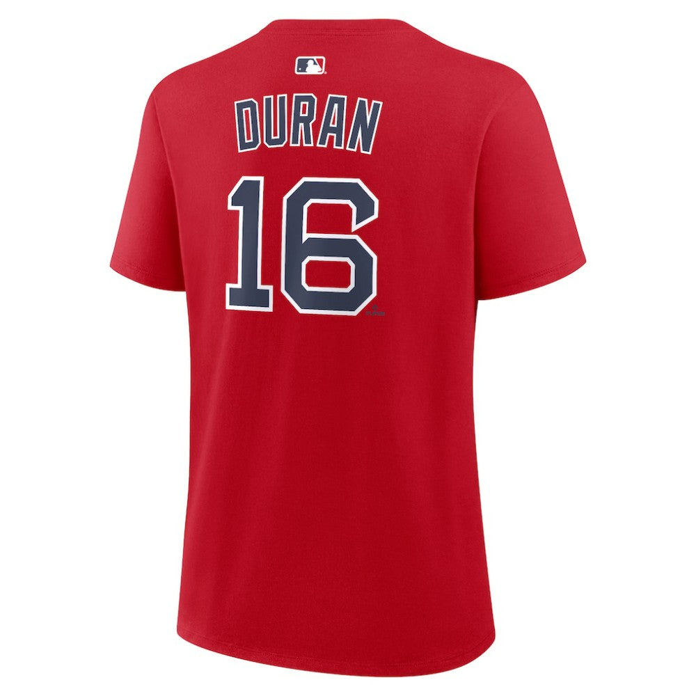 Jarren Duran Boston Red Sox Nike Women's Name & Number T-Shirt - Red T-shirts