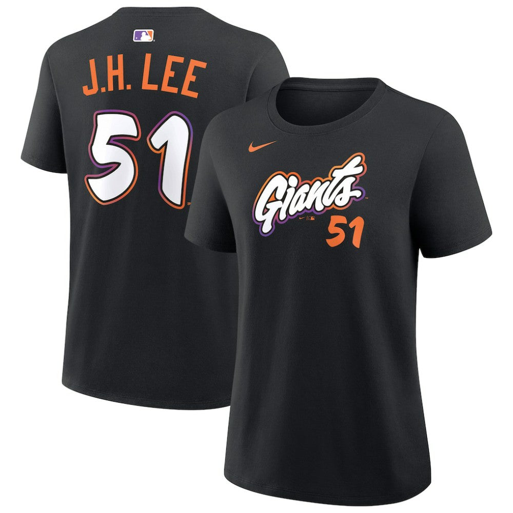 Jung Hoo Lee San Francisco Giants Nike Women's City Connect Name & Number T-Shirt - Black T-shirts