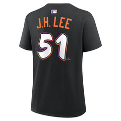 Jung Hoo Lee San Francisco Giants Nike Women's City Connect Name & Number T-Shirt - Black T-shirts