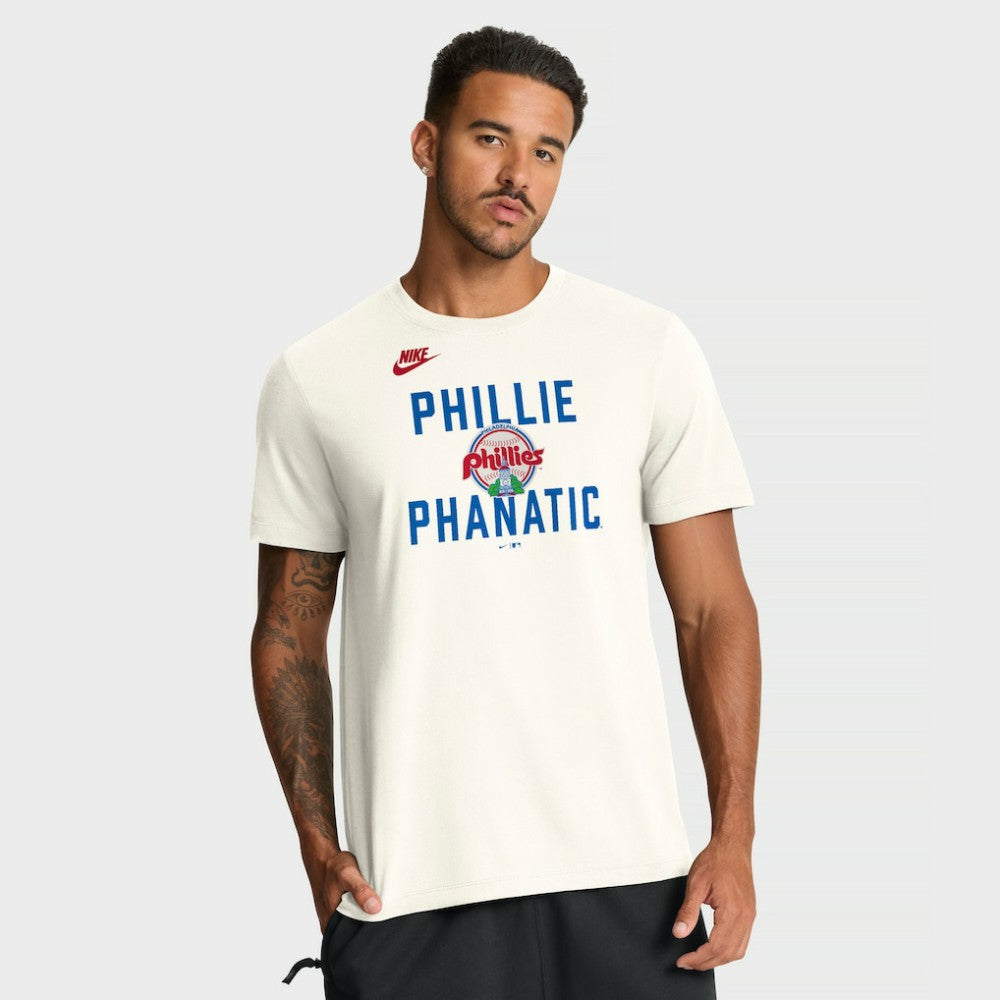 Philadelphia Phillies Nike Cooperstown Collection ‘70s Inspired T-Shirt - Cream T-shirts