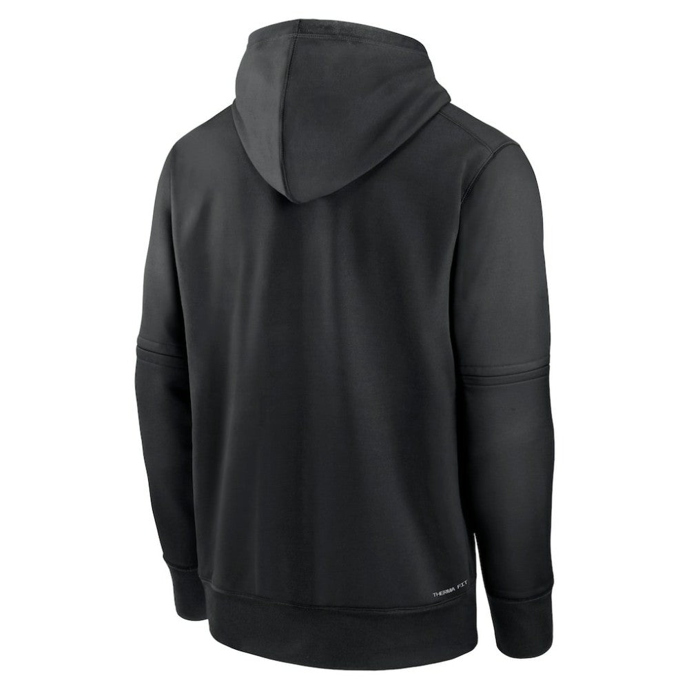 Baltimore Orioles Nike Authentic Collection Practice Performance Pullover Hoodie - Black Hoodies