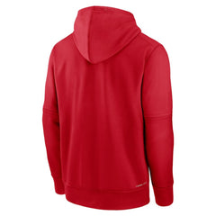 Los Angeles Angels Nike Authentic Collection Practice Performance Pullover Hoodie - Red Hoodies