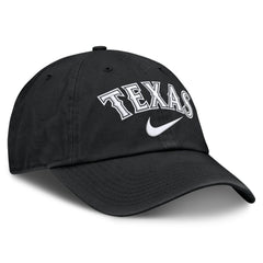 Texas Rangers Nike Primetime Club Adjustable Hat - Black Hats