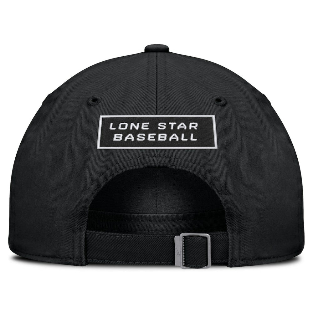 Texas Rangers Nike Primetime Club Adjustable Hat - Black Hats
