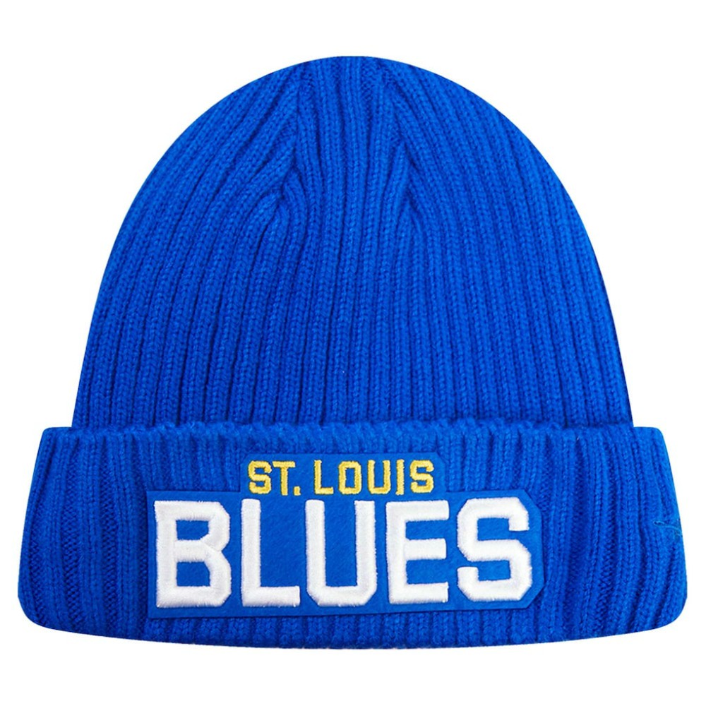 St. Louis Blues Pro Standard Classic Core Cuffed Knit Hat - Royal | US 200144471
