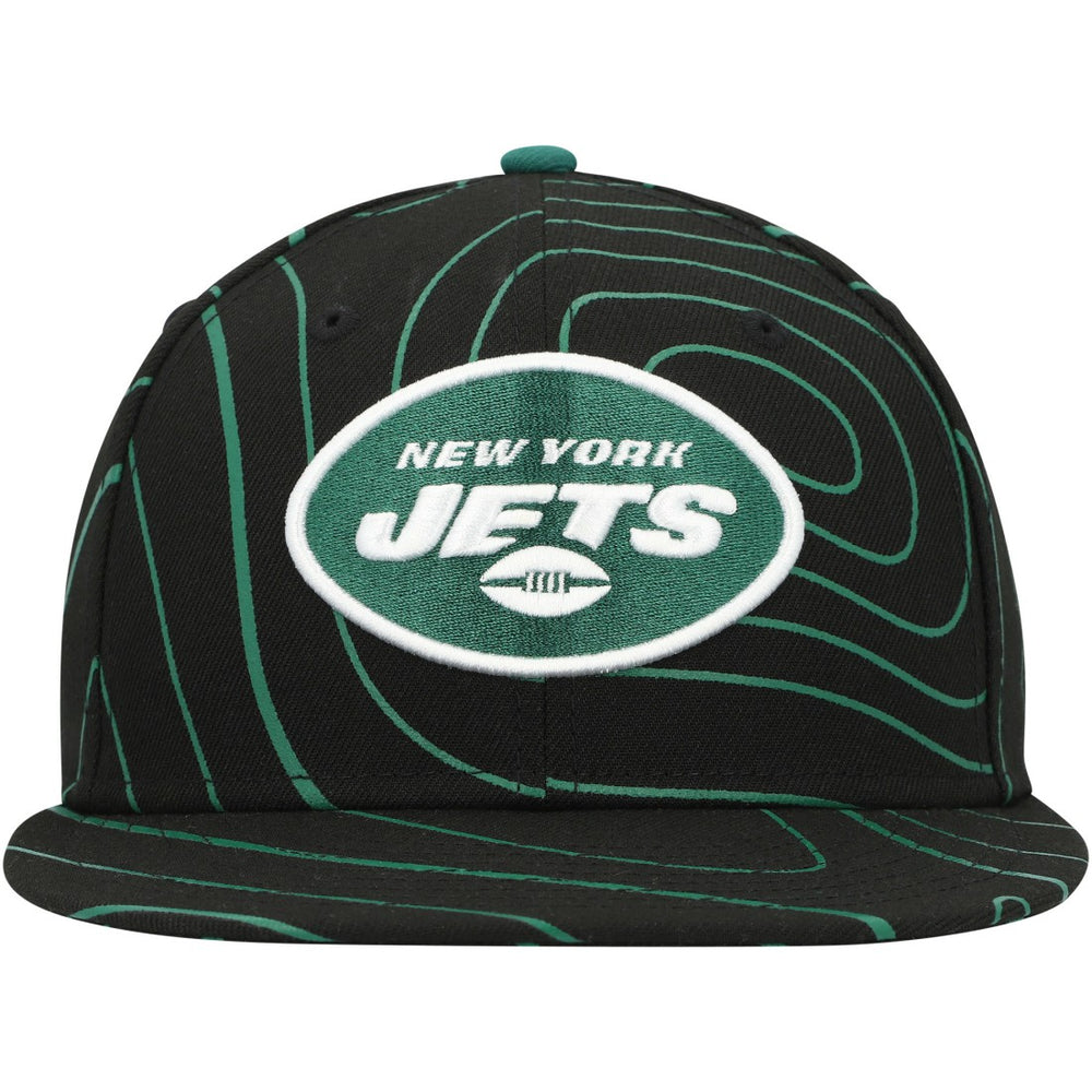 New York Jets New Era Geo 59FIFTY Fitted Hat - Black Hats