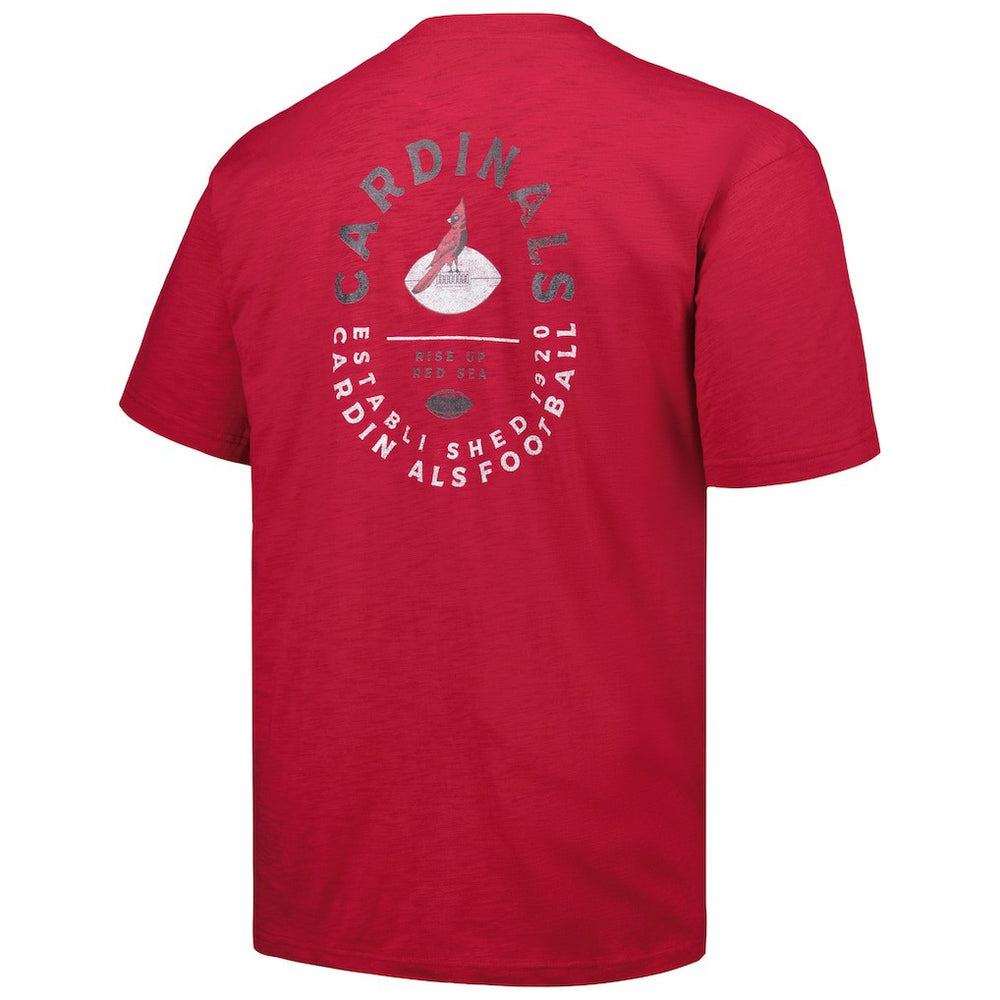 Arizona Cardinals Profile Big & Tall Two-Hit Throwback T-Shirt - Cardinal T-shirts