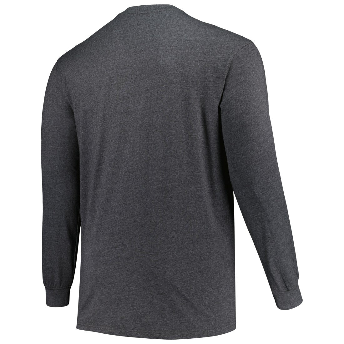 Tampa Bay Buccaneers Profile Big & Tall Throwback Long Sleeve T-Shirt - Heather Charcoal T-shirts