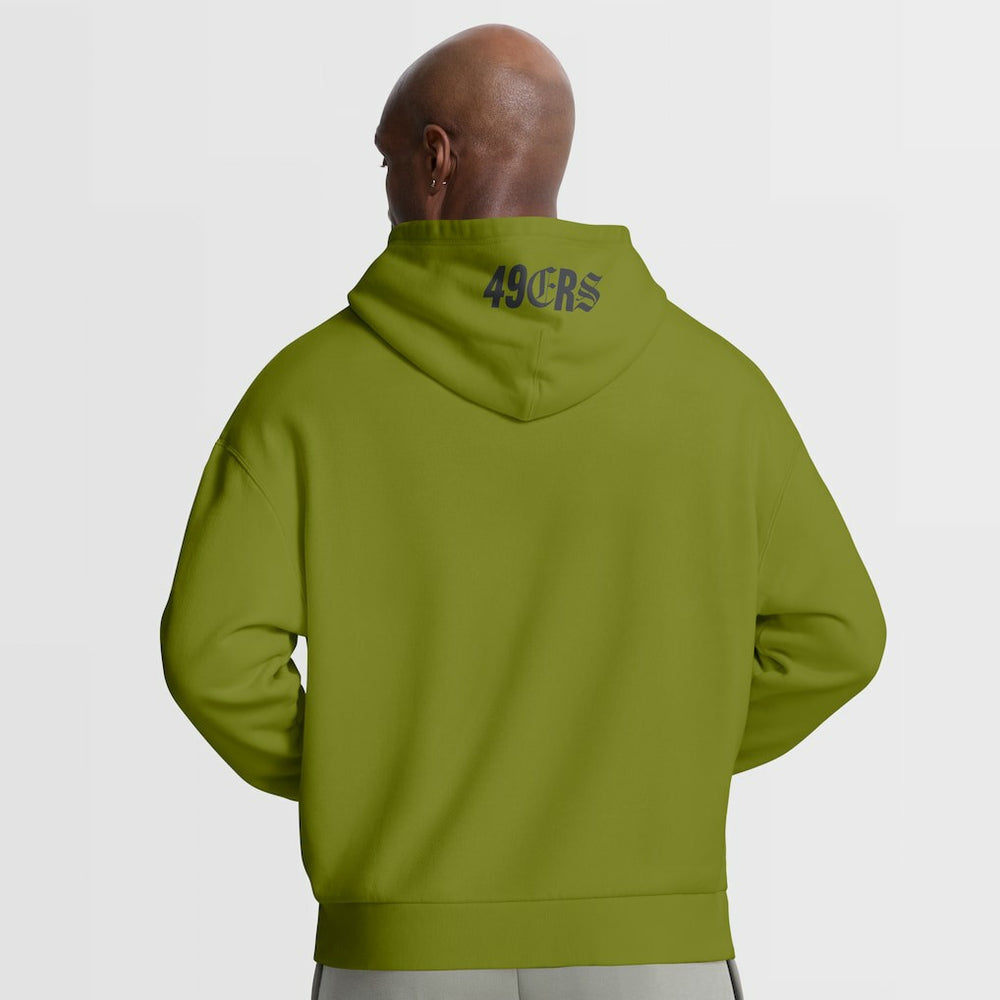 San Francisco 49ers Oversized Type Play Location Hoodie - Green Hoodies