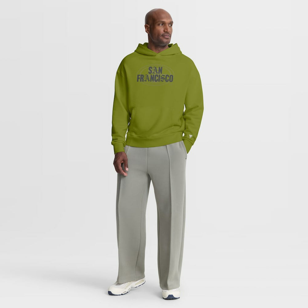 San Francisco 49ers Oversized Type Play Location Hoodie - Green Hoodies