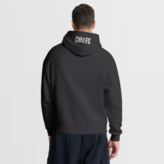 Kansas City Chiefs Oversized Type Play Location Hoodie - Black Hoodies