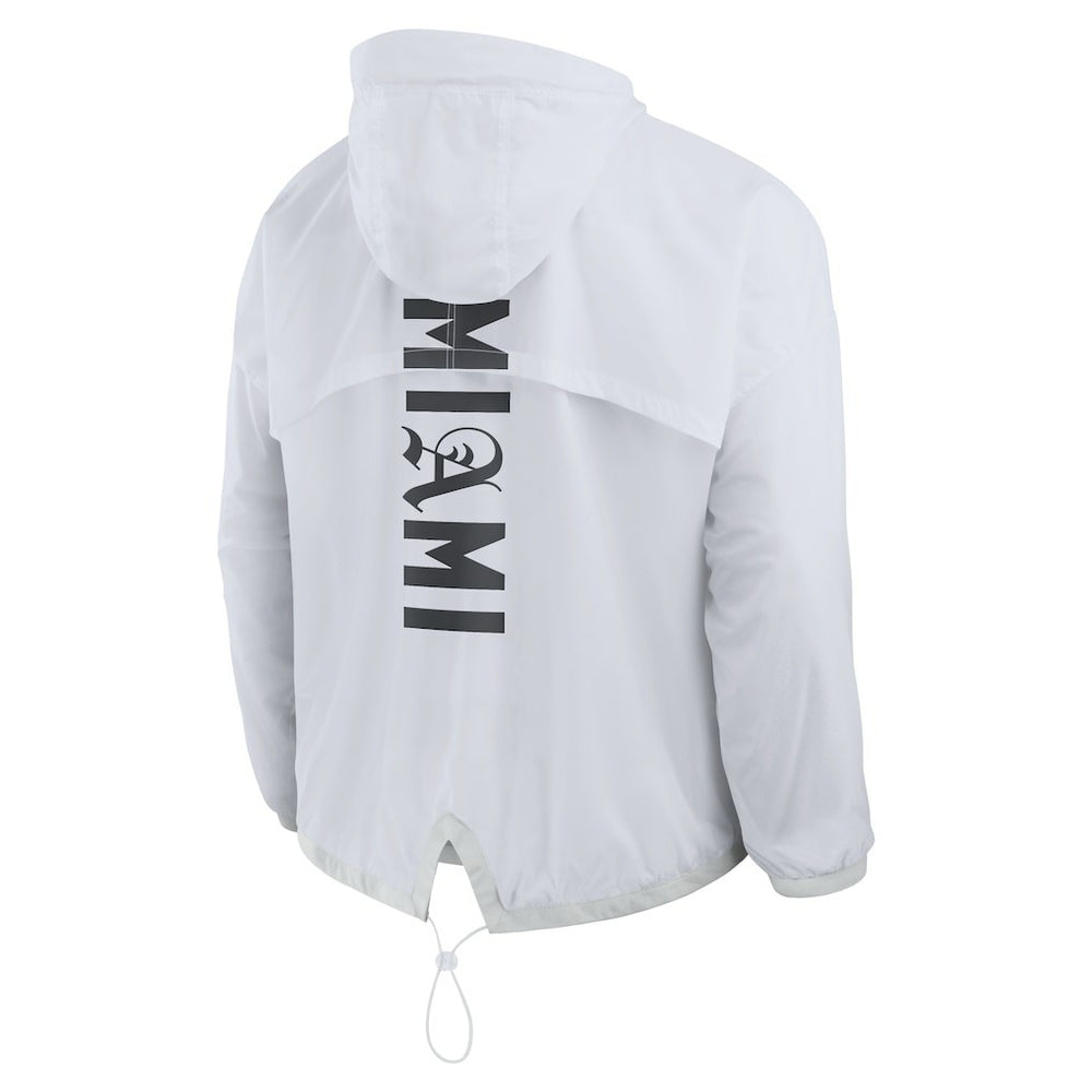 Miami Dolphins Type Play Down Full-Zip Jacket - White Jackets