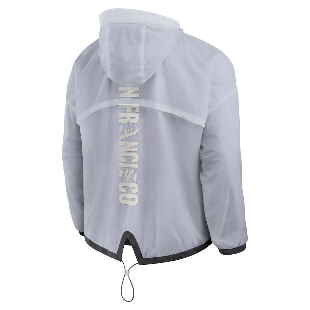 San Francisco 49ers Type Play Down Full-Zip Jacket - White Jackets