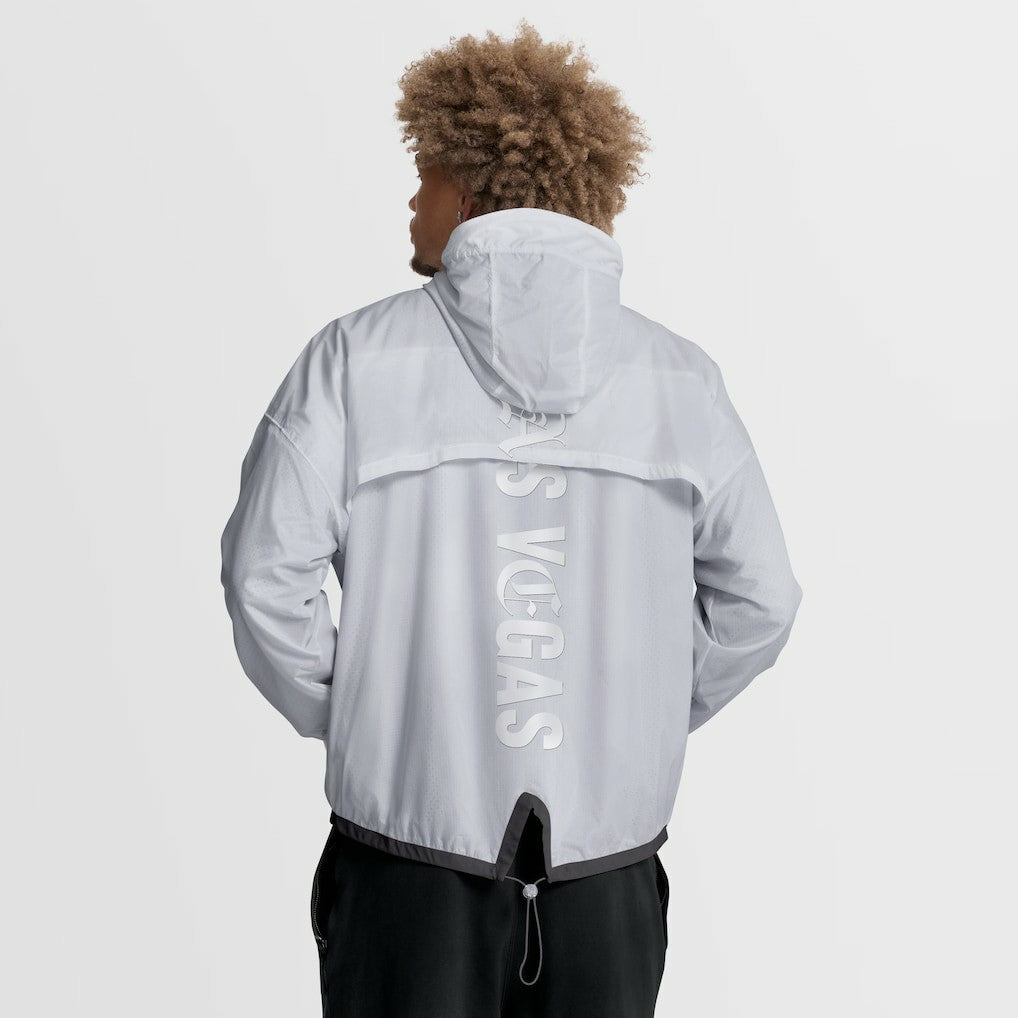 Las Vegas Raiders Type Play Down Full-Zip Jacket - White Jackets