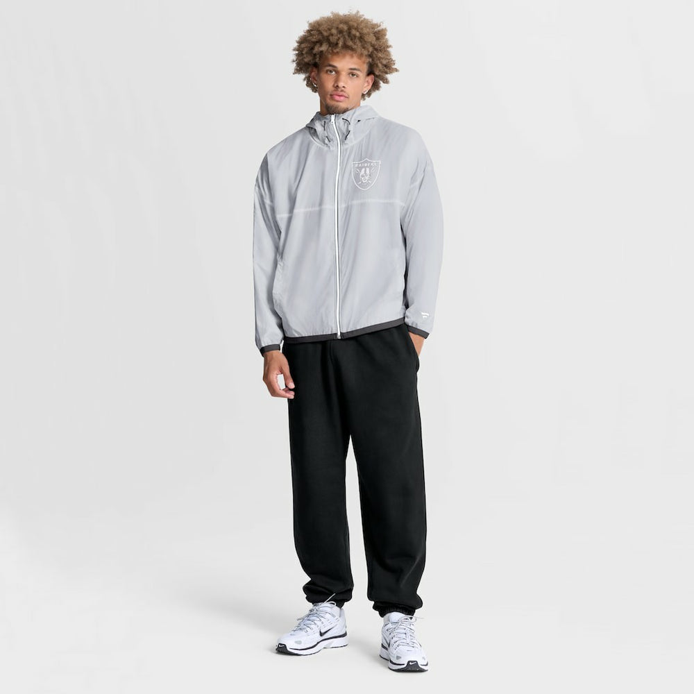 Las Vegas Raiders Type Play Down Full-Zip Jacket - White Jackets