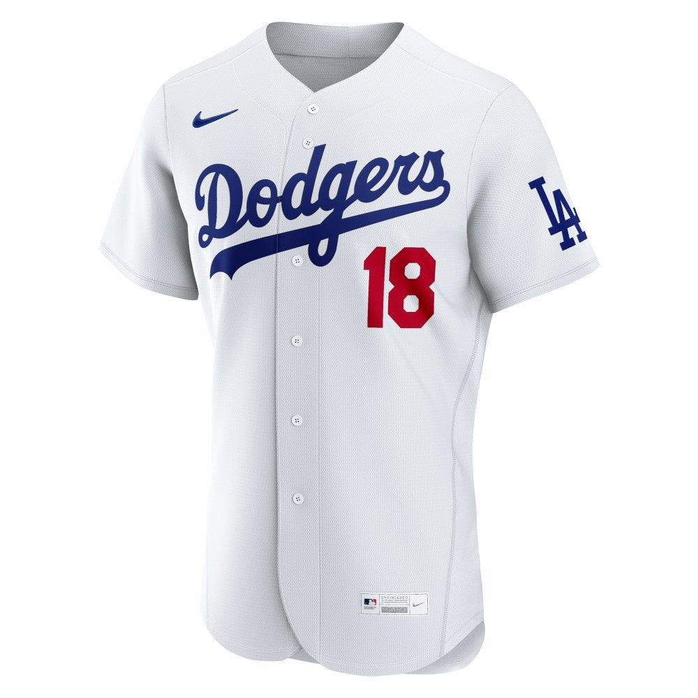 Yoshinobu Yamamoto Los Angeles Dodgers Nike Home Authentic Jersey - White Jerseys